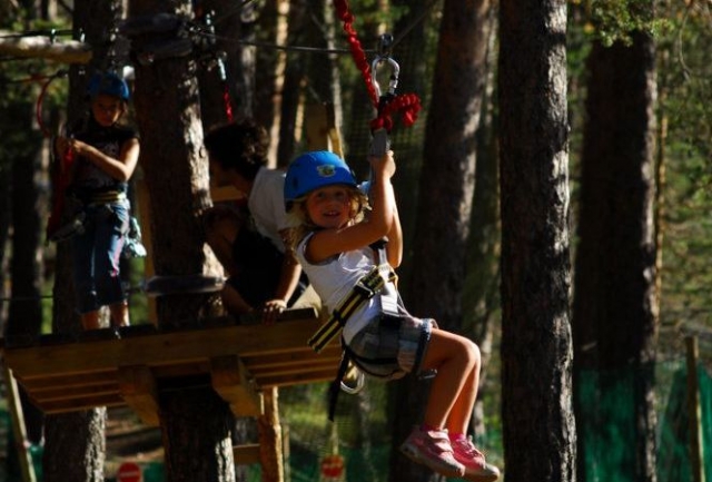  Suspendido en el bosque 